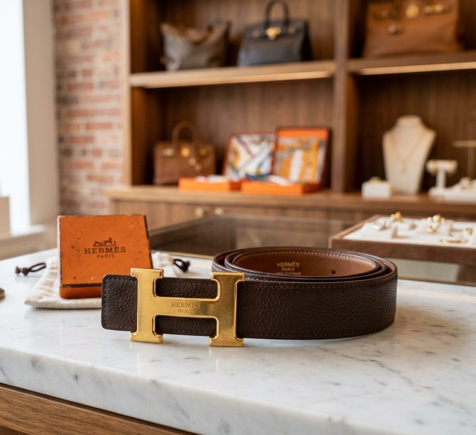 Hermès Constance Reversible Belt